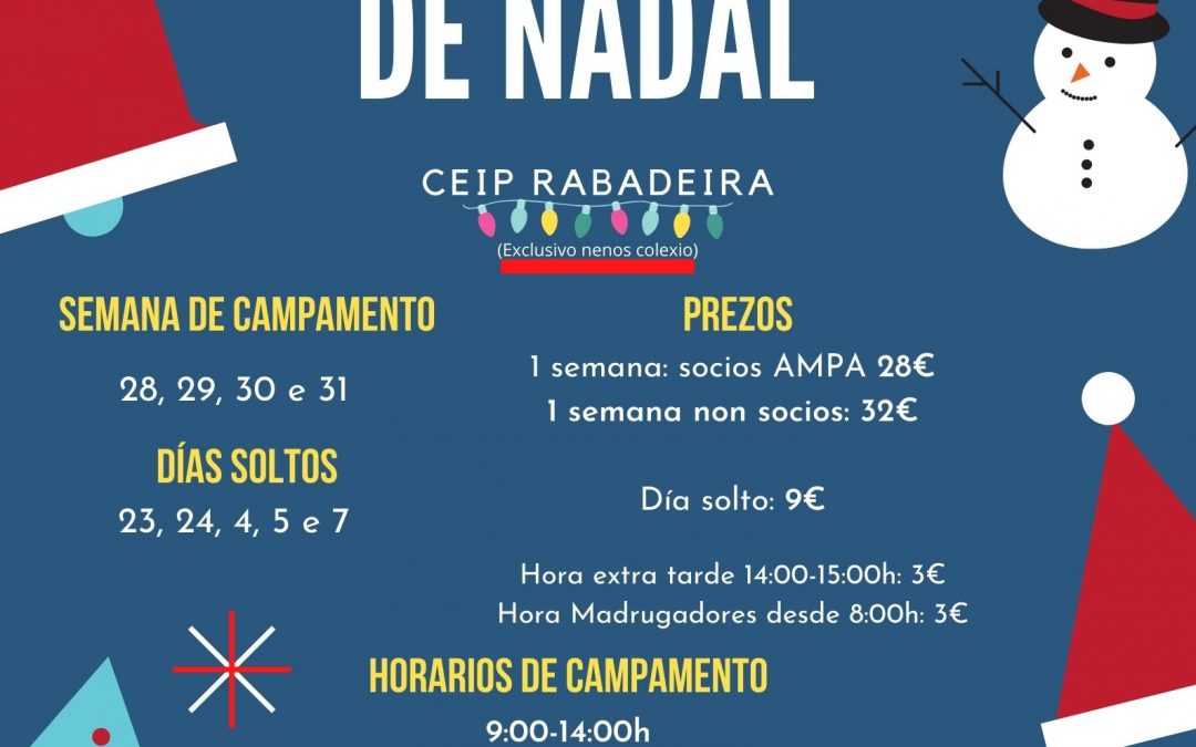 CAMPAMENTOS NAVIDAD 2020
