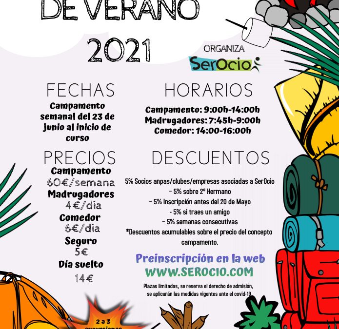 Llega el campamento SerOcio de VERANO 2021