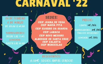 RESERVA PLAZA Campamento Carnavales SerOcio 2022