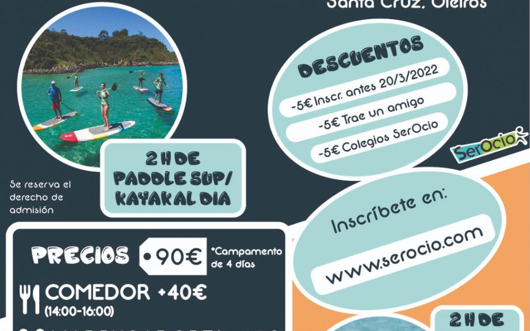 RESERVA PLAZA Campamento Mar y Tierra Semana Santa SerOcio 2022