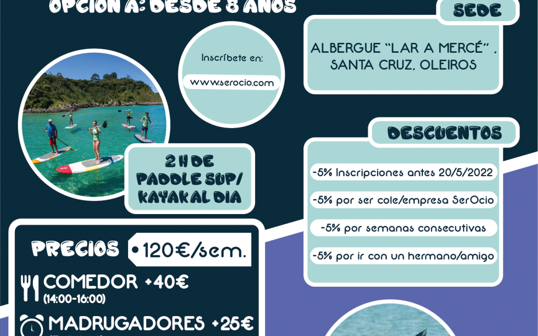 Reserva Campamento Urbano Mar&Tierra´22 SerOcio