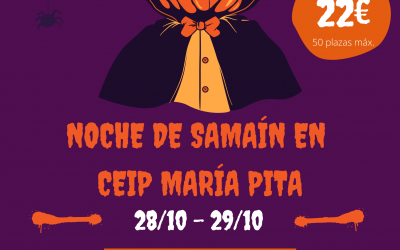 Noche en el colegio CEIP María Pita – SAMAÍN 2022