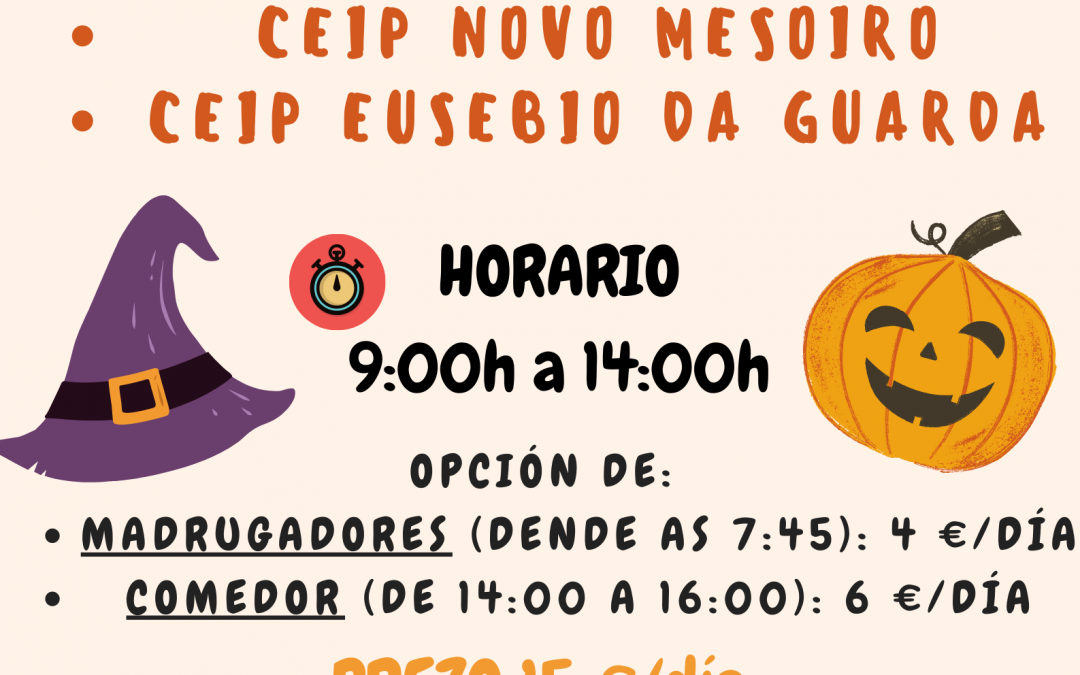 Xornadas de lecer 31 de outubro – SAMAÍN 2022