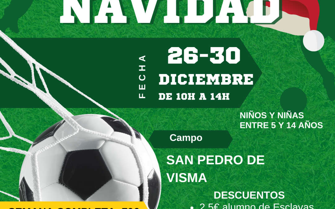 Reserva Plaza Campus tecnificación Navidad 2022 SerOcio