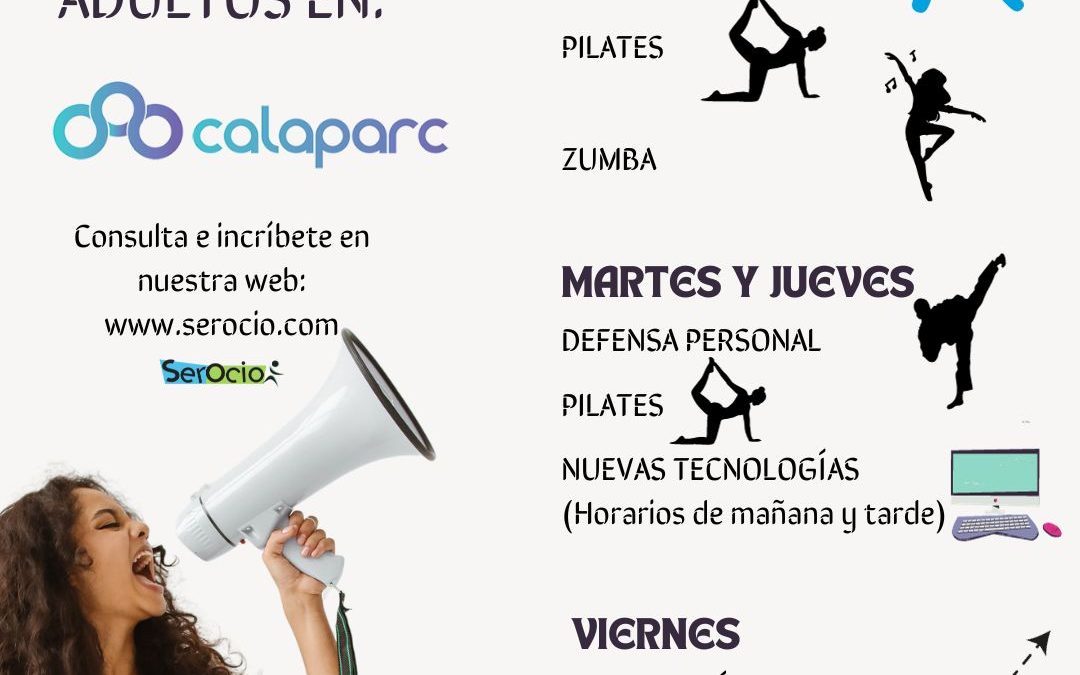 Inscripción Actividades para adultos en Calaparc (Los Rosales)