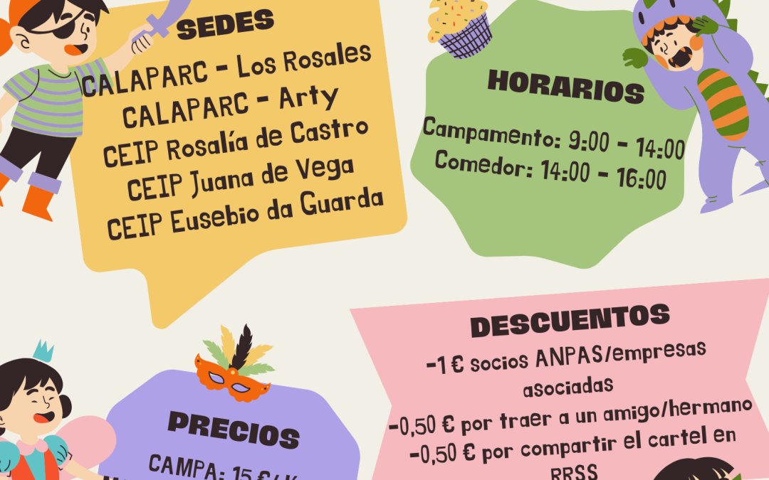 Reserva Plaza Campamento CARNAVALES 2024