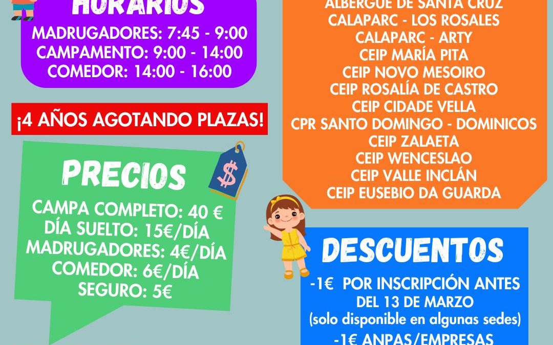 Reserva Plaza Campamento SEMANA SANTA 2024