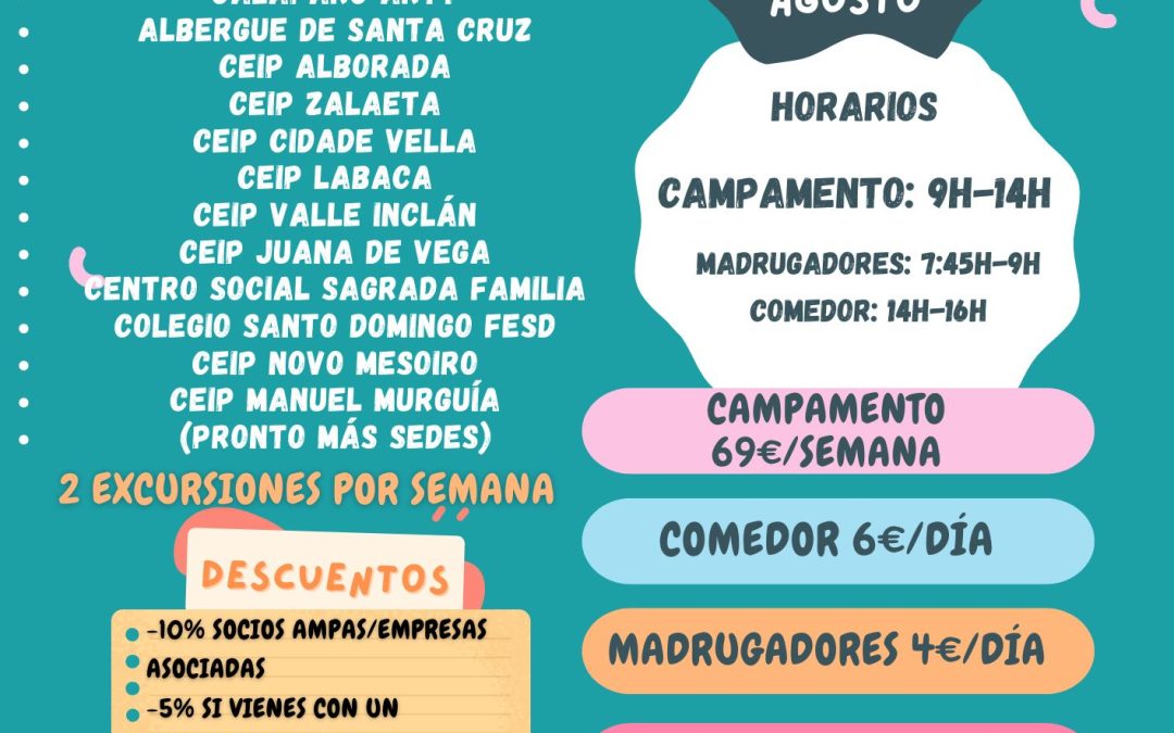 Reserva Plaza Campamento VERANO 2024 SerOcio