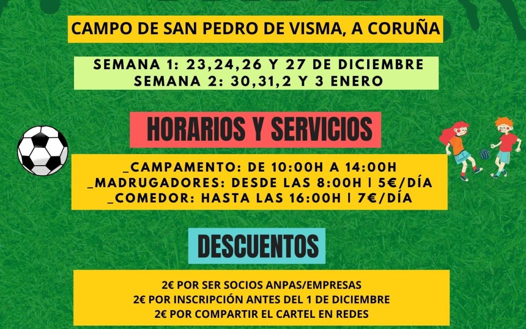 Campus Tecnificación Fútbol Navidad´24