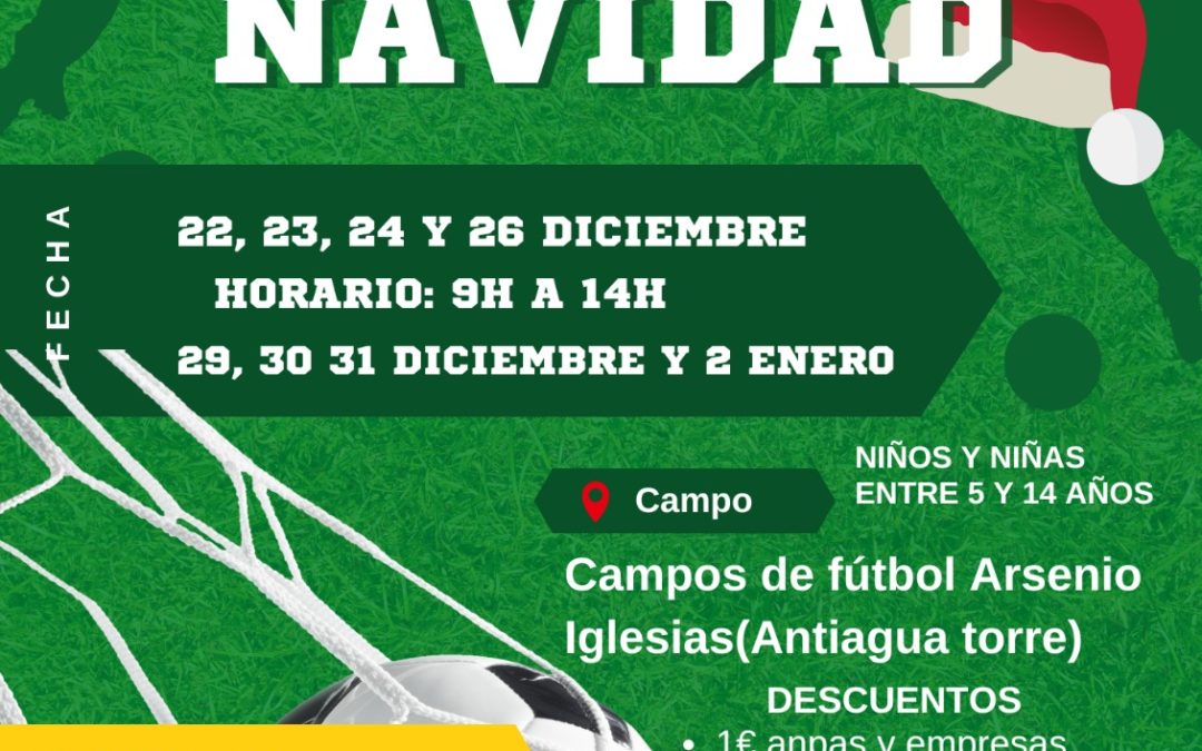 Campus Tecnificación Fútbol Navidad´25