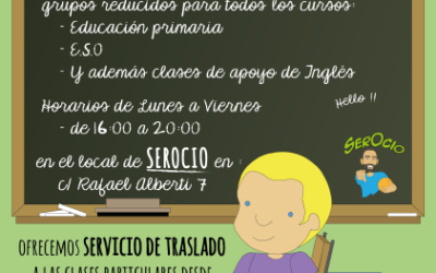CLASES PARTICULARES EN SEROCIO, APRENDE Y DIVIÉRTETE.